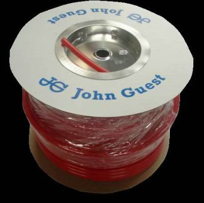 JG RED 12mm x 100mt ROLL OF TUBING.SOLD