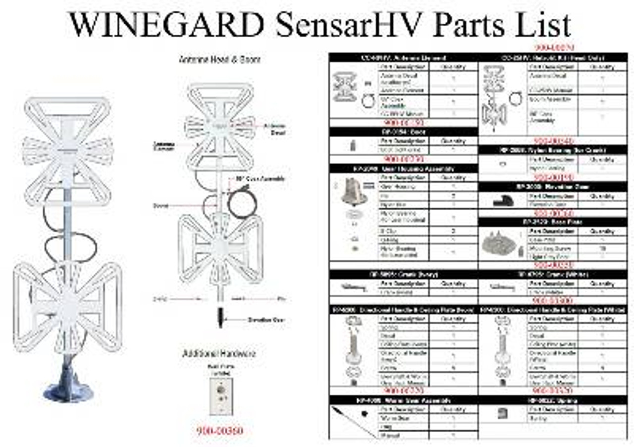 WINEGARD DIRECTIONAL HANDLE SPRING RP6822. 2160822