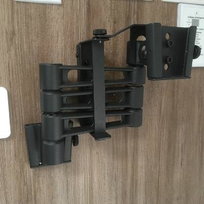 SPHERE S2 BLACK TRIPLE ARM TV BRACKET