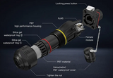 Starlink Gen 3 external and internal receptacle