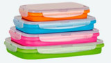 4PK COLAPSABLE CONTAINER