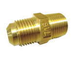 SAE MALE x BSP TAPERED MALE UNION 3/8 x