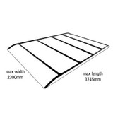 ROOF RACK ADJUSTABLE BLACK