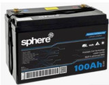 Sphere 12V 100AH Lithium Rechargeable Prismatic Battery. 6370ASPH
