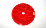 REFLECTOR ROUND RED