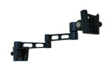 TV BRACKET DOUBLE ARM (BLACK)