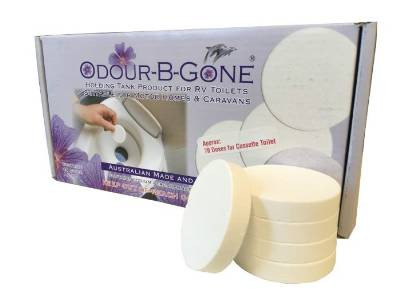 ODOUR B GONE RV TOILET DISK 40 PACK.
