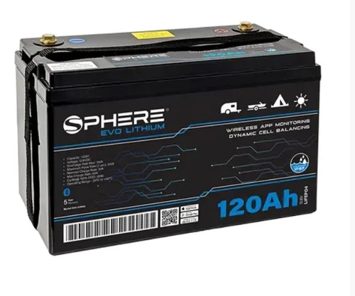 Sphere 120 ah Lithium battery