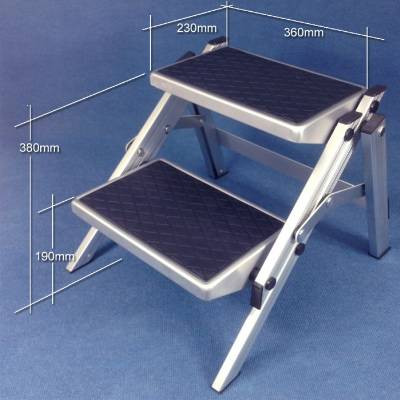 DOUBLE FOLDING STEP SILVER