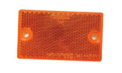 RECTANGULAR AMBER  REFLECTOR