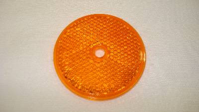 REFLECTOR ROUND AMBER