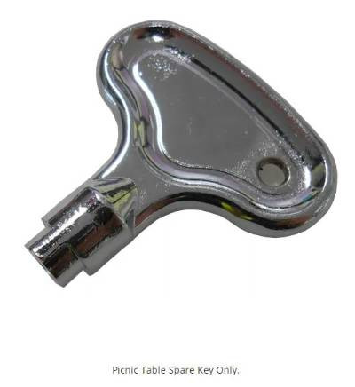 Picnic Table Spare Key Only.