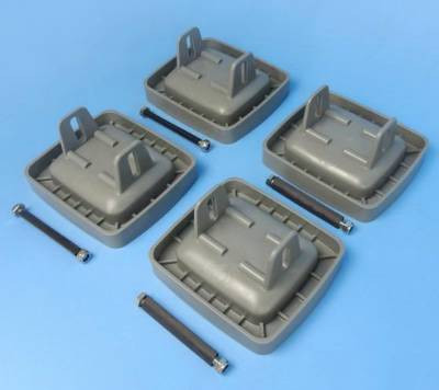 JACK PADS 4 PACK (GREY)