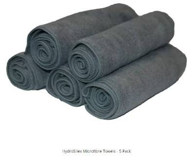 HydroSilex Microfibre Towels - 5 Pack