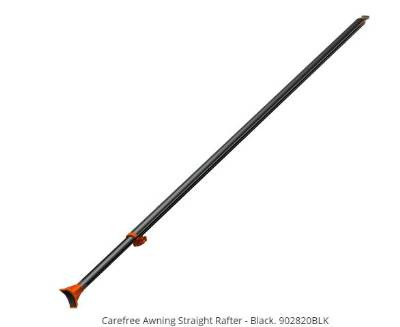 Carefree Straight Rafter - Black. 902820BLK