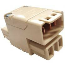 CMS 1 IN 2 OUT DOUBLE ADAPTER.BEIGE.J3DB