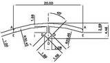 MOULD ROOF COVER STRIP (TOP)