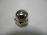 3/16 BSW DOME NUT BRASS NICKEL PLATED