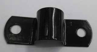 SADDLE CLIP BLACK 1/2" COPPER