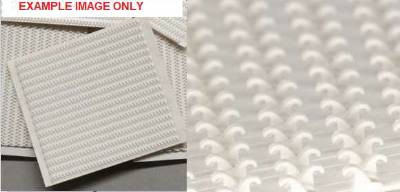 HOOK VELCRO 50x50mm WHITE ADHESIVE PIECE