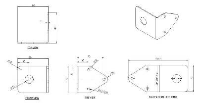 BRACKET T/S A-FRAME TAP C6469M