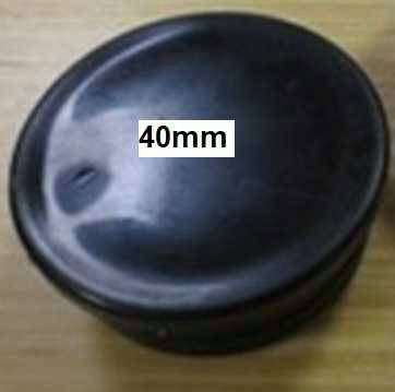 CAP- END BUMPER BAR ROUND