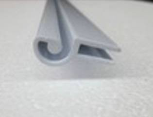 EXTRU W/SHIELD TOP RAIL 1.79MT LIGHT GREY