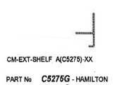 EXTRU CM-EXT-SHELF_A HAMILTON-DARK
