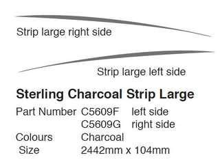 STICKER 06 ST LGE SILV STRIP R