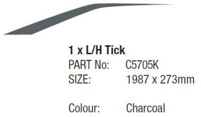 STICK 13 SC LH TICK CHAR SML