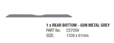 STICKER 13 ST REAR BOTTOM GREY