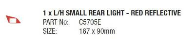 STICKER 13 ST LH REFL SURROUND