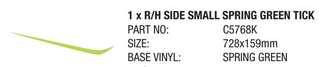 STICKER 16 EXPANDA PT OB RH SML GREEN TICK
