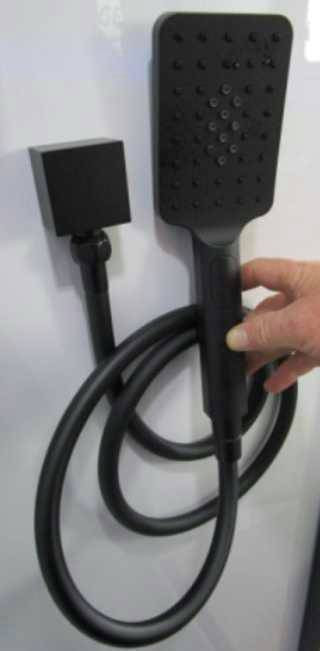 HAND HELD SHOWER HEAD 3 FUNCTION - BLACK