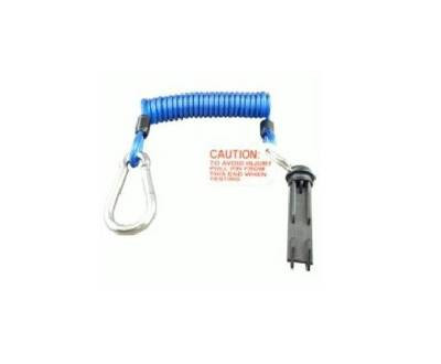 BREAKAWAY COIL CABLE WITH PIN AND QUICK RELEASE
