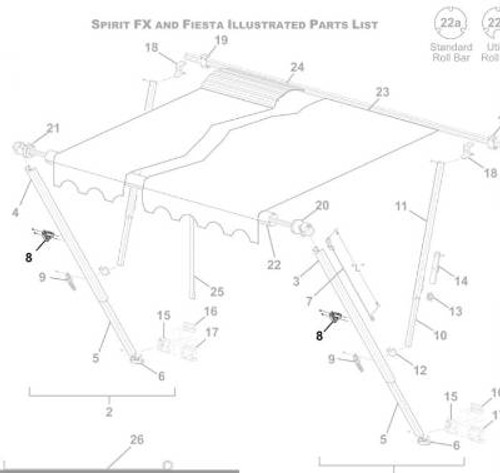 CAREFREE BLACK TRAVEL LOCK. 901017.