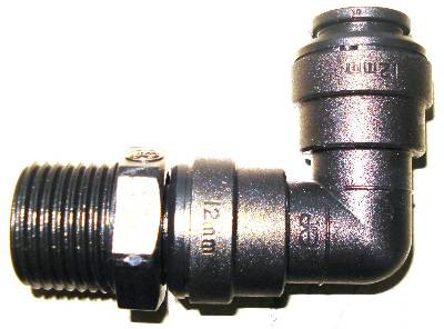 JG 12mm PLASTIC SWIVEL ELBOW MALE 1/2 BS