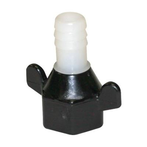 Shurflo Straight Wingnut with 3/4 Barb. 244-2946