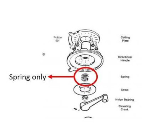 WINEGARD DIRECTIONAL HANDLE SPRING RP6822. 2160822