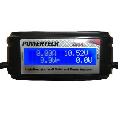 POWERTECH 200A DC Power Meter with Anderson Connectors