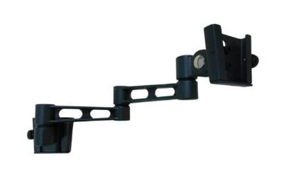TV BRACKET DOUBLE ARM (BLACK)