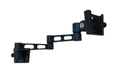 TV BRACKET DOUBLE ARM (BLACK)