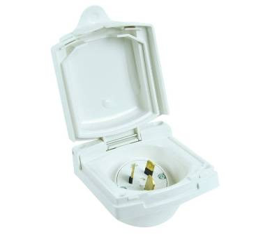 WHITE EXT 15AMP INLET - CLIPSAL

WHITE EXTERNAL 15AMP INLET
