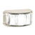 L.E.D FRONT END OUTLINE MARKER LAMP WHITE - WHITE