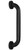 COAST 350mm Matt Black Stainless Steel Caravan Gra