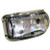 L.E.D REAR END OUTLINE MARKER LAMP RED - CHROME BASE. 91632C