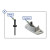 Lippert SOLERA Awning Parts - Bottom Foot + Semi T