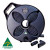 FLAT-OUT 9m Sullage Hose on BLACK Multi-Reel 25mm.