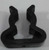 BLACK CLIP T/S MICROWAVE TRIM 13mm