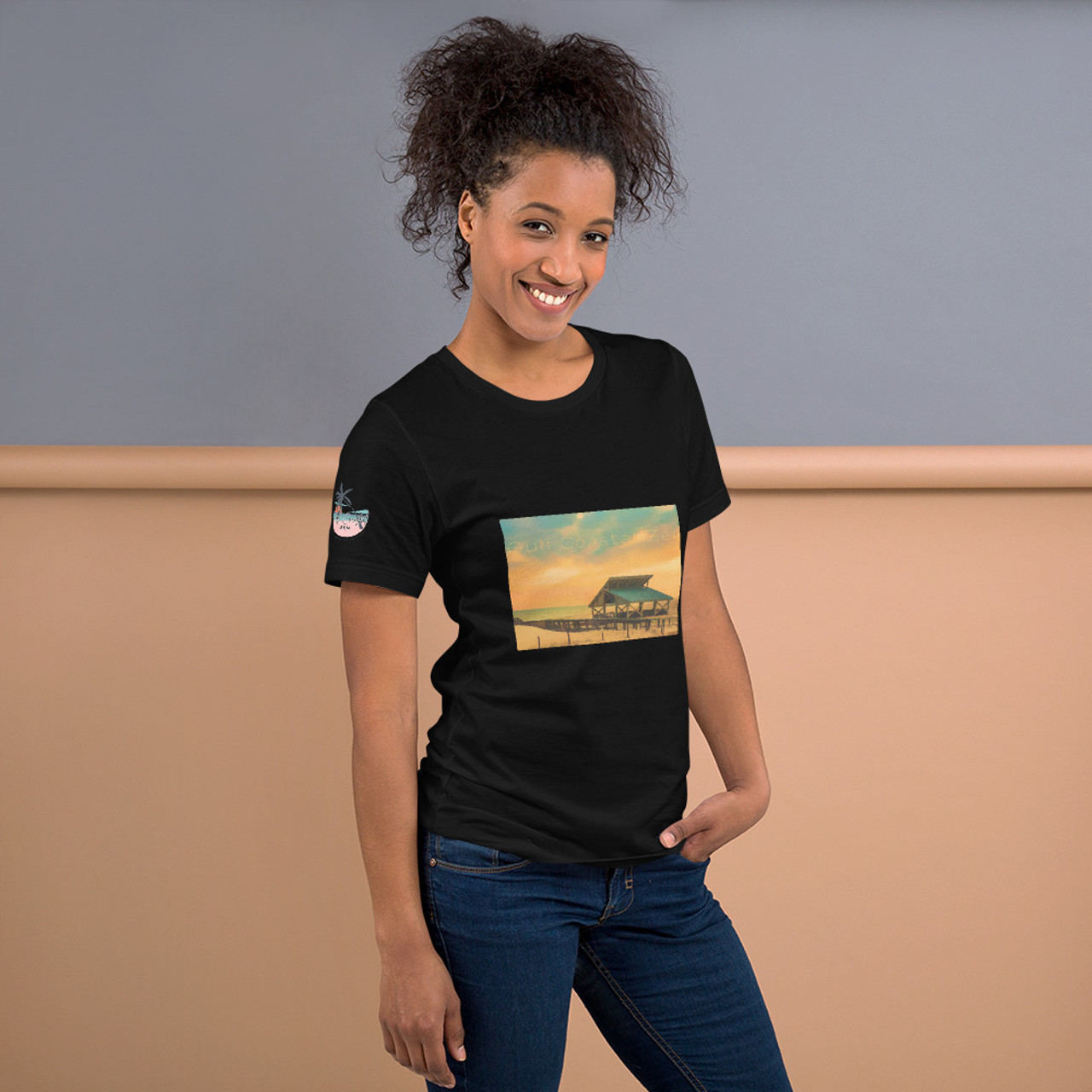 Celsius kig ind idiom Gulf Coastal Zen ST George Island Sunset Pavilion T-Shirt - Gulf Coastal Zen